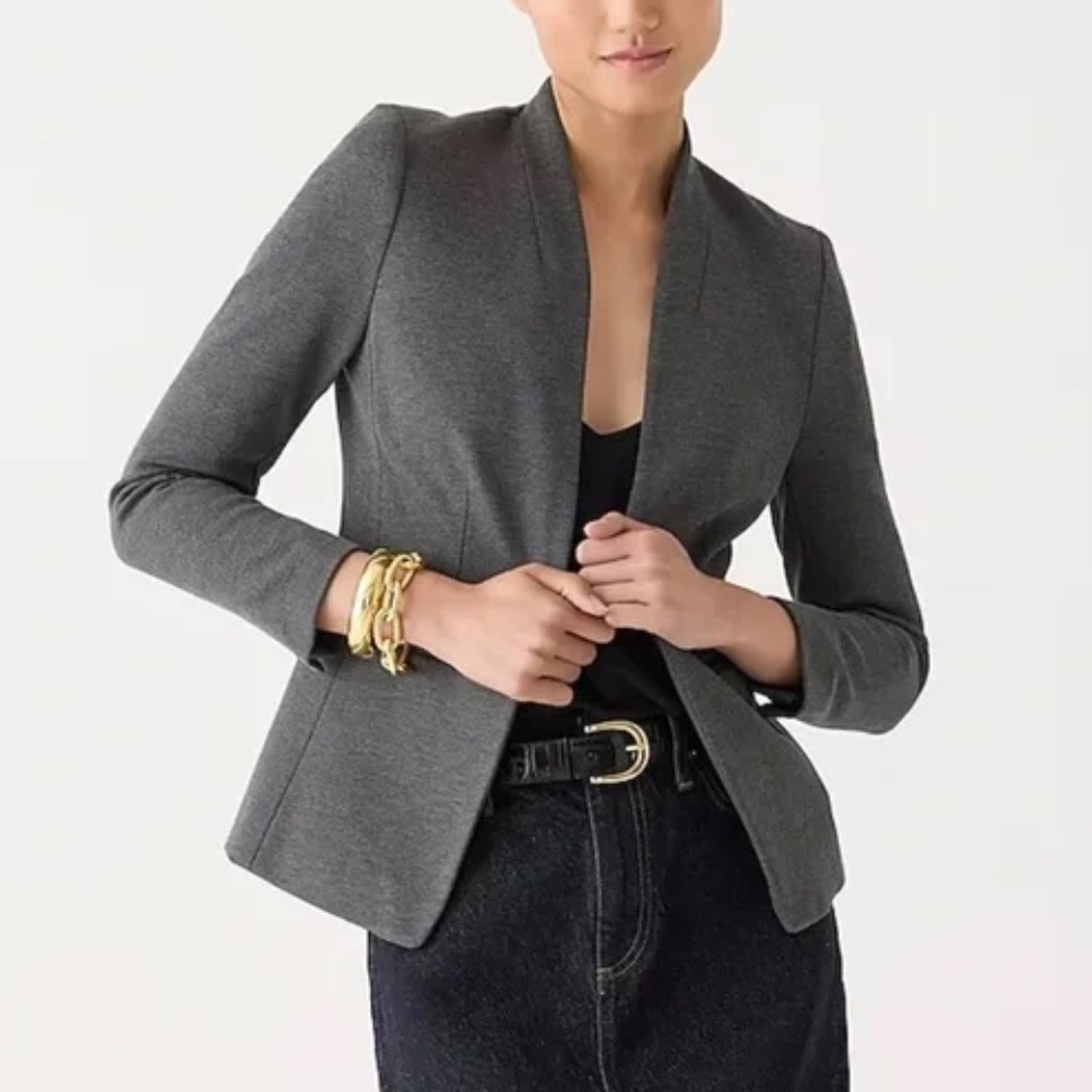 J Crew Going Out Open Front Career Blazer H2743